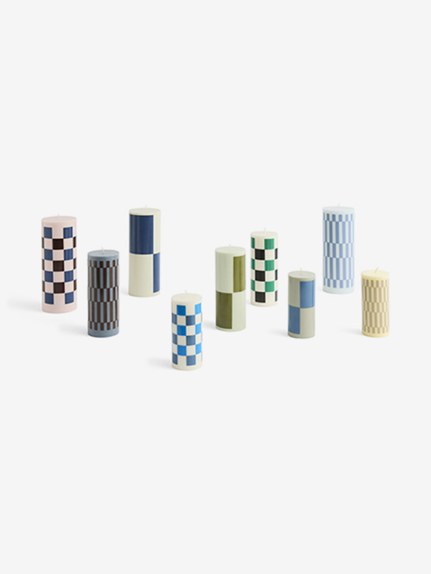 COLUMN CANDLE ANTHRACITE T.M - HAY  Anthracite , Maison Bensimon