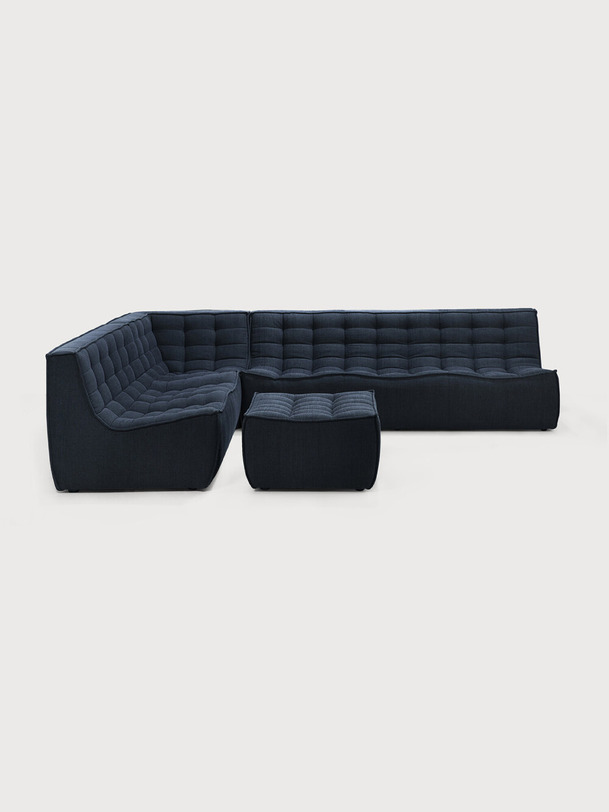CANAPE N701 JACQUES DENEEF - ETHNICRAFT Graphite , Maison Bensimon