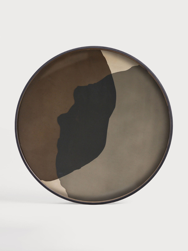 PLATEAU COMBINED DOTS - ETHNICRAFT Noir , Maison Bensimon