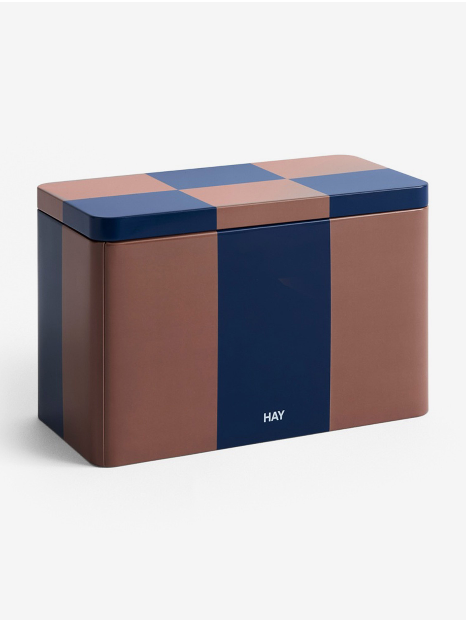 BOITE EN METAL MARRON/MARINE - HAY Marron , Maison Bensimon