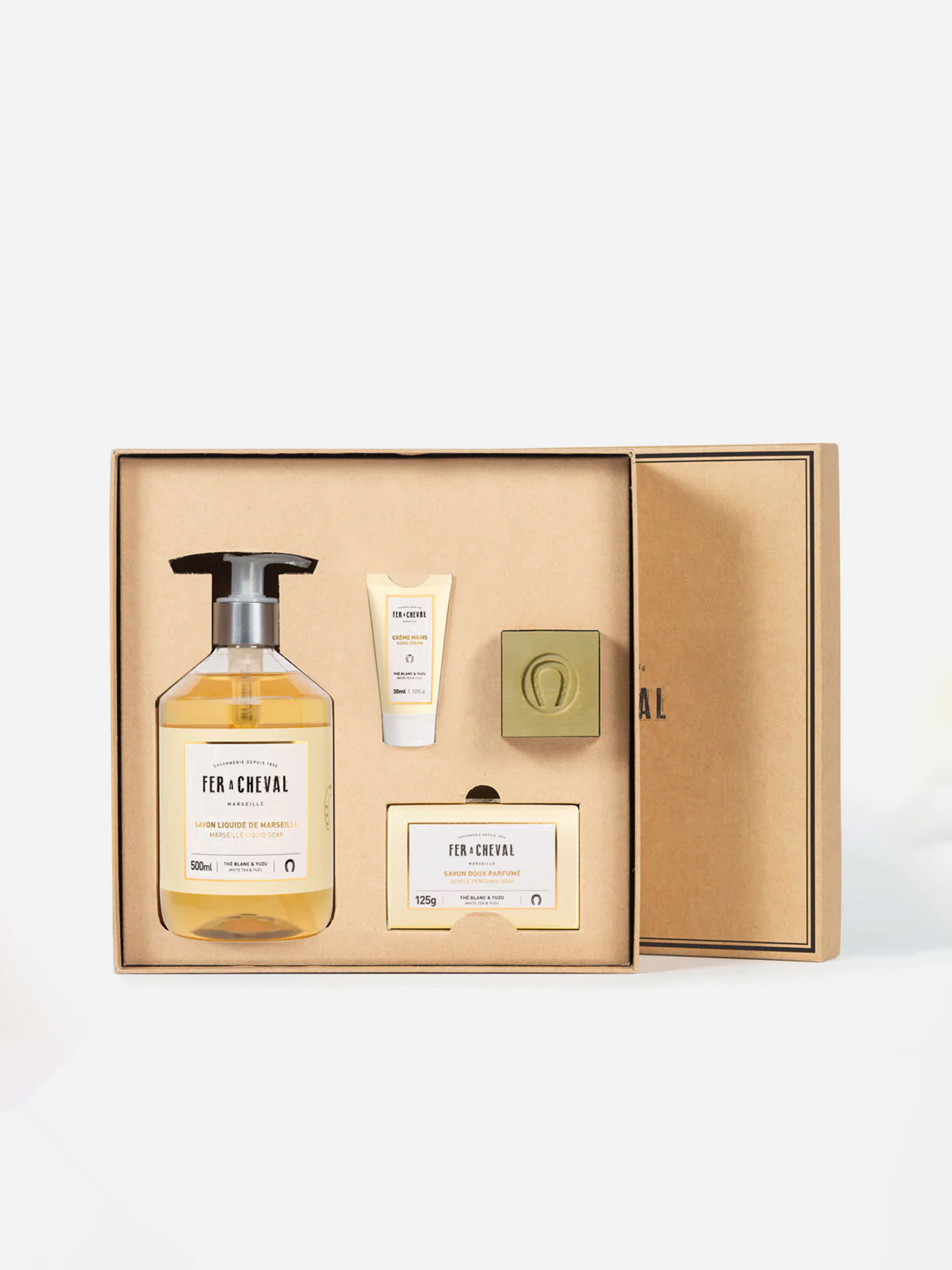COFFRET ELEGANT TH&Eacute; BLANC YUZU - FER A CHEVAL  Blanc , Maison Bensimon