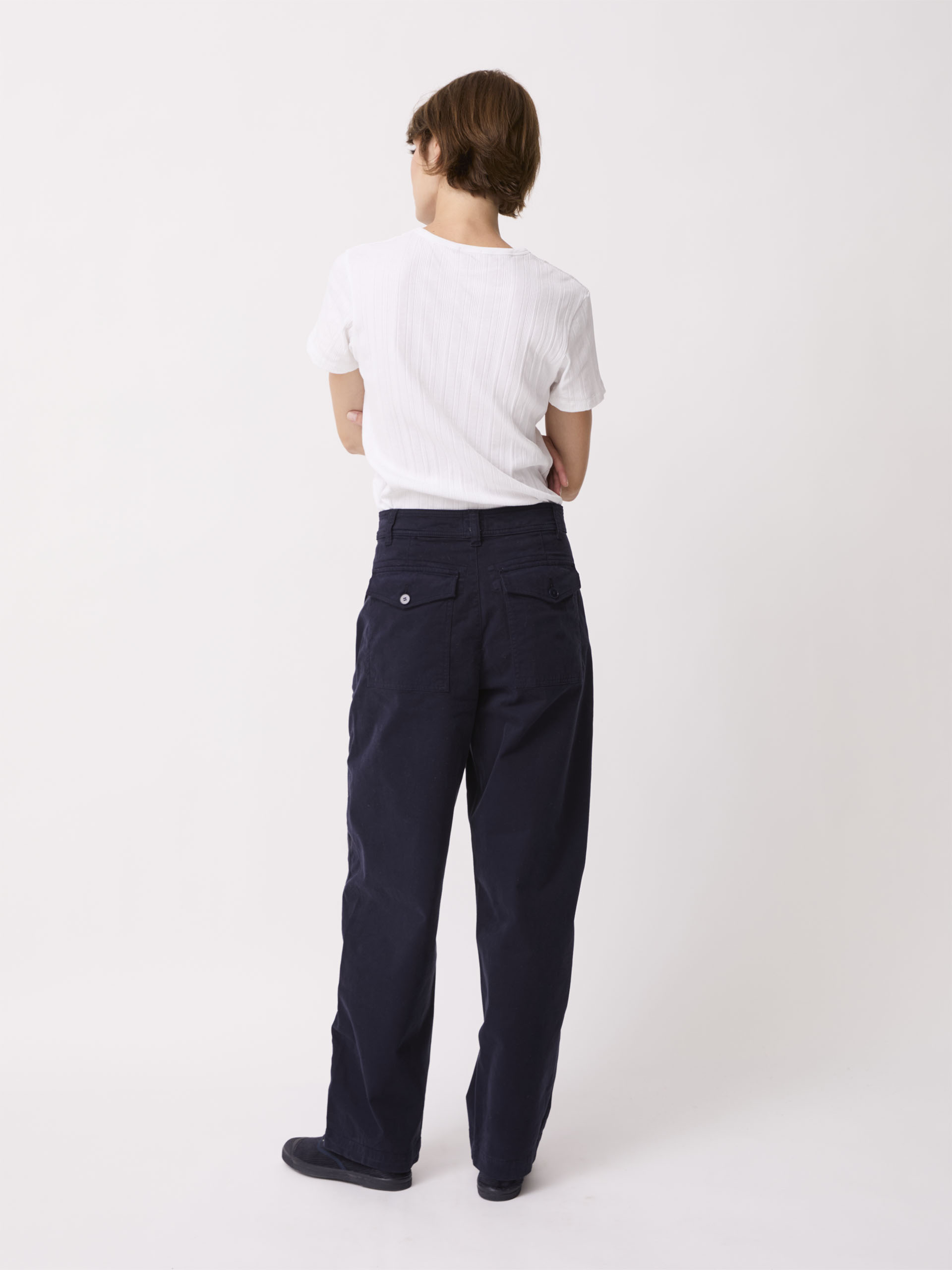PANTALON PERINE  Bleu nuit , Pr&ecirc;t-&agrave;-porter Bensimon