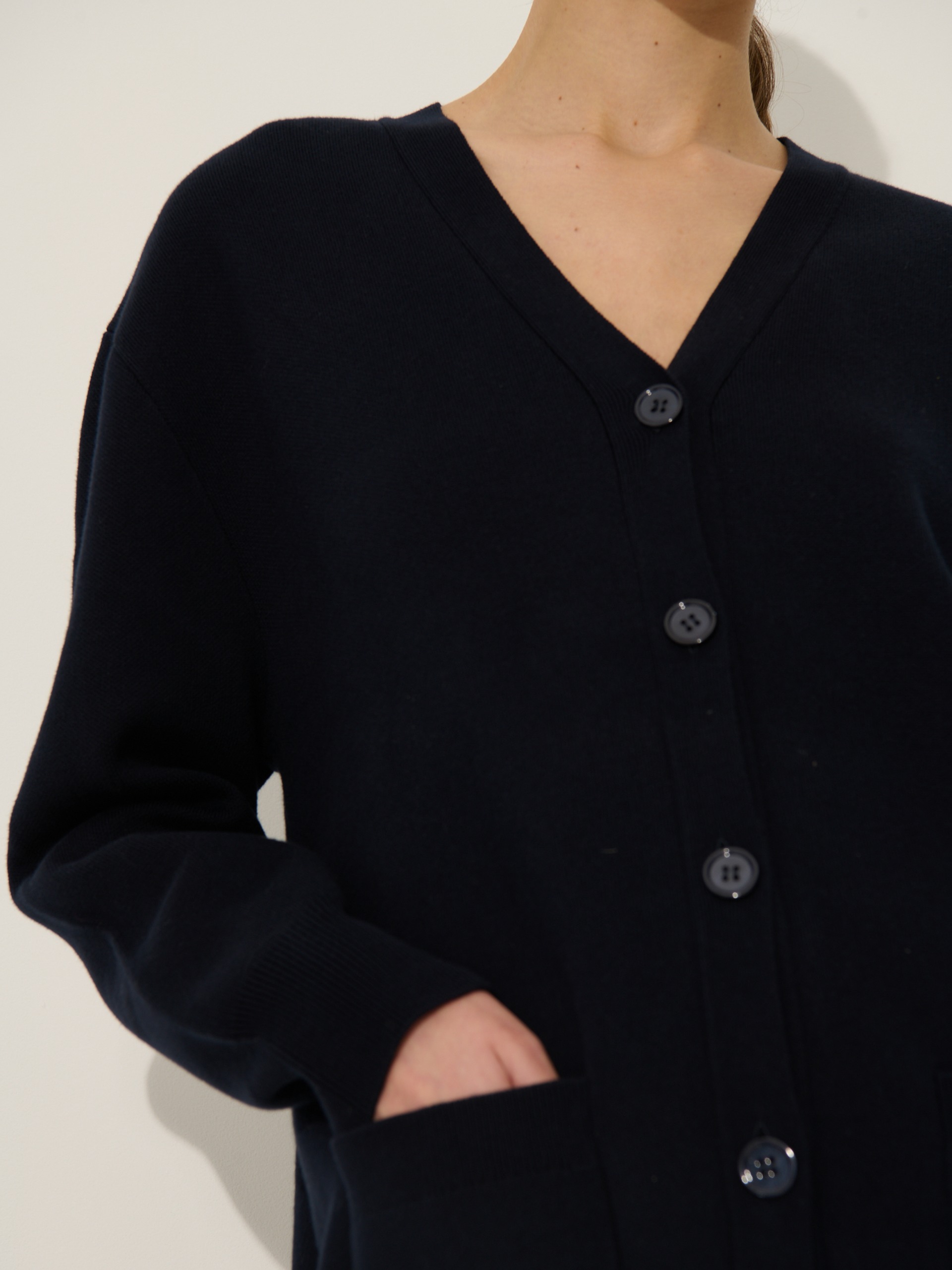 GILET PEDRO  Bleu nuit , Pr&ecirc;t-&agrave;-porter Bensimon