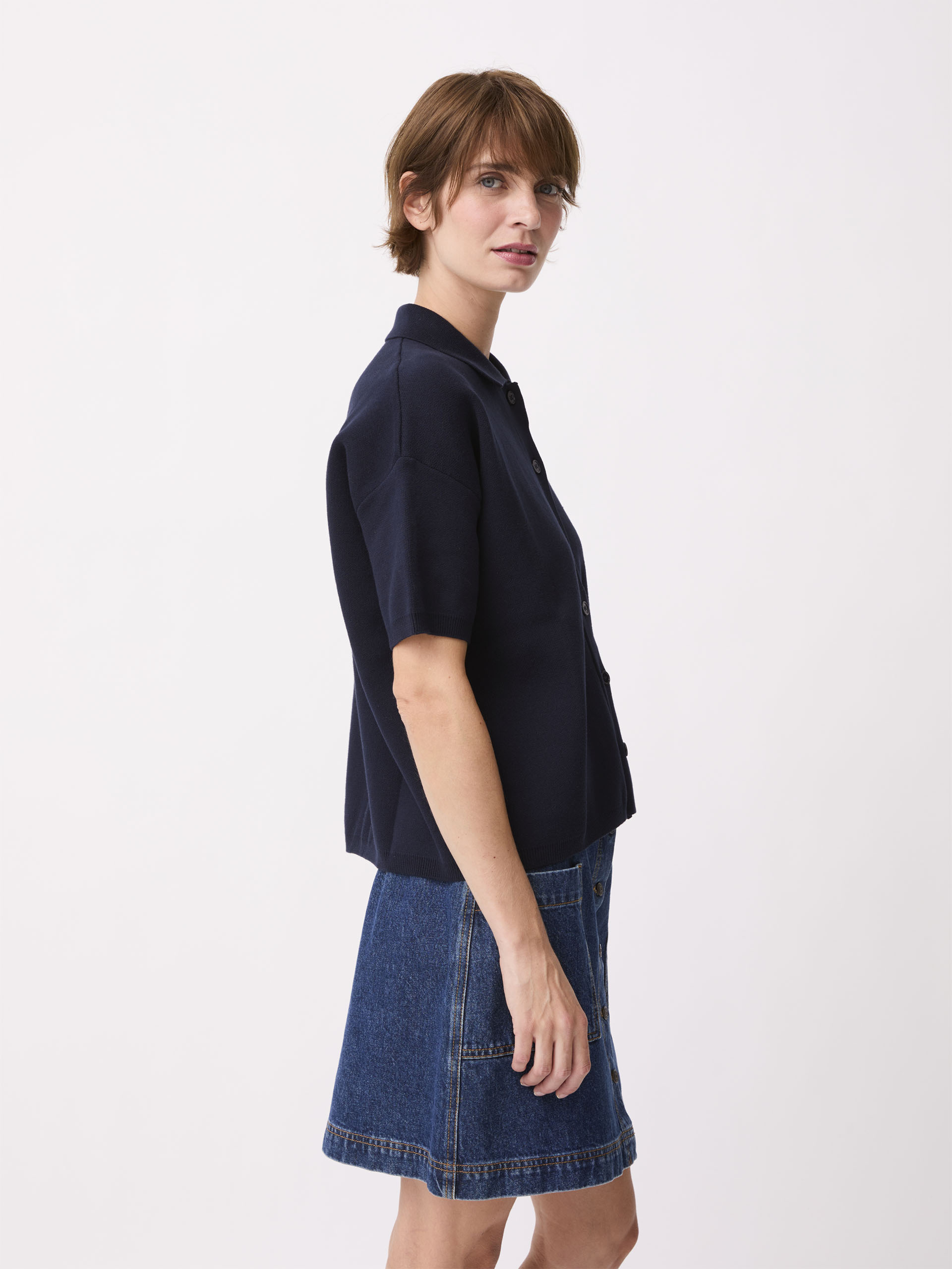 PULL PHILOMENE  Bleu nuit , Pr&ecirc;t-&agrave;-porter Bensimon