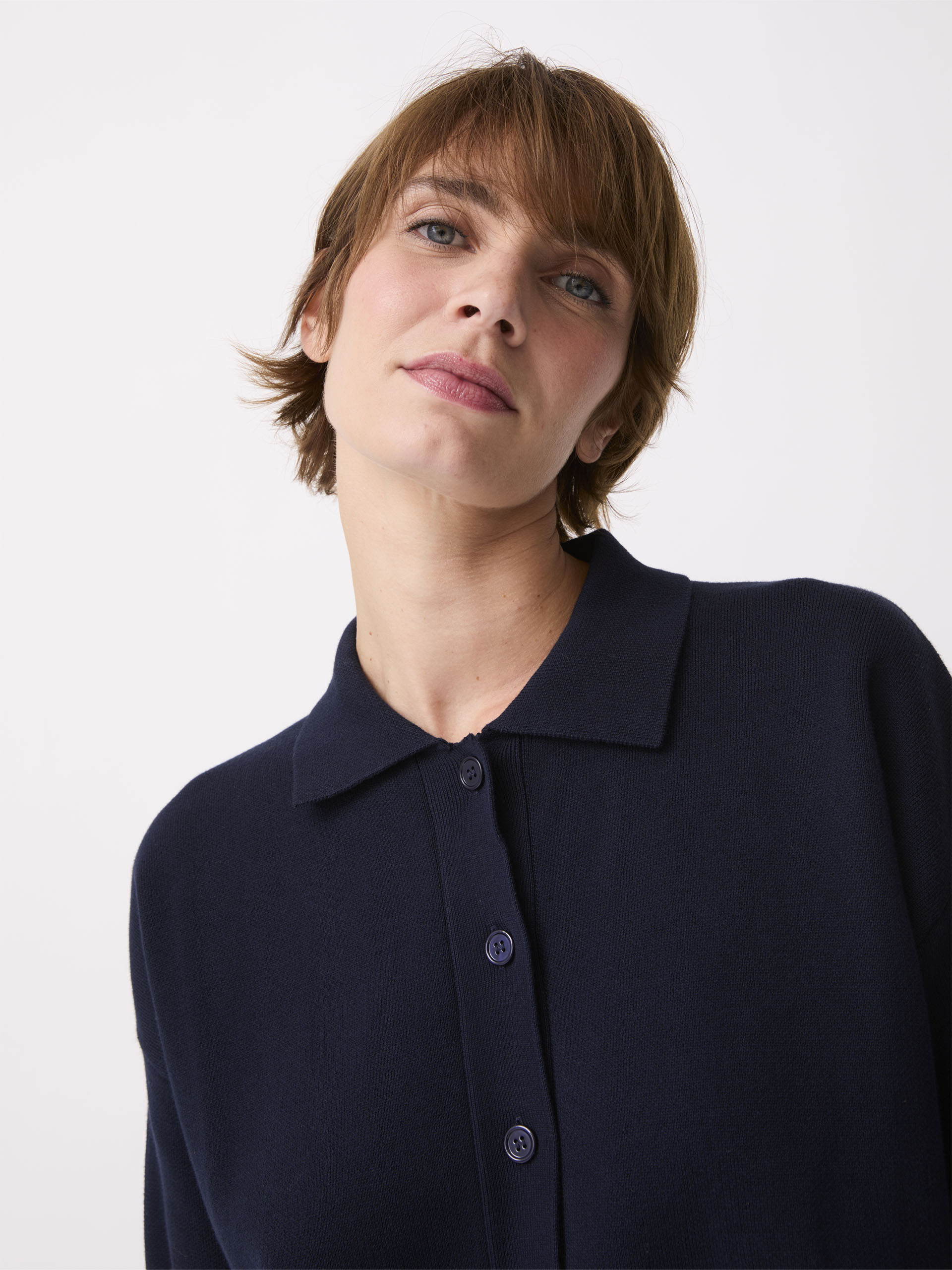 PULL PHILOMENE  Bleu nuit , Pr&ecirc;t-&agrave;-porter Bensimon
