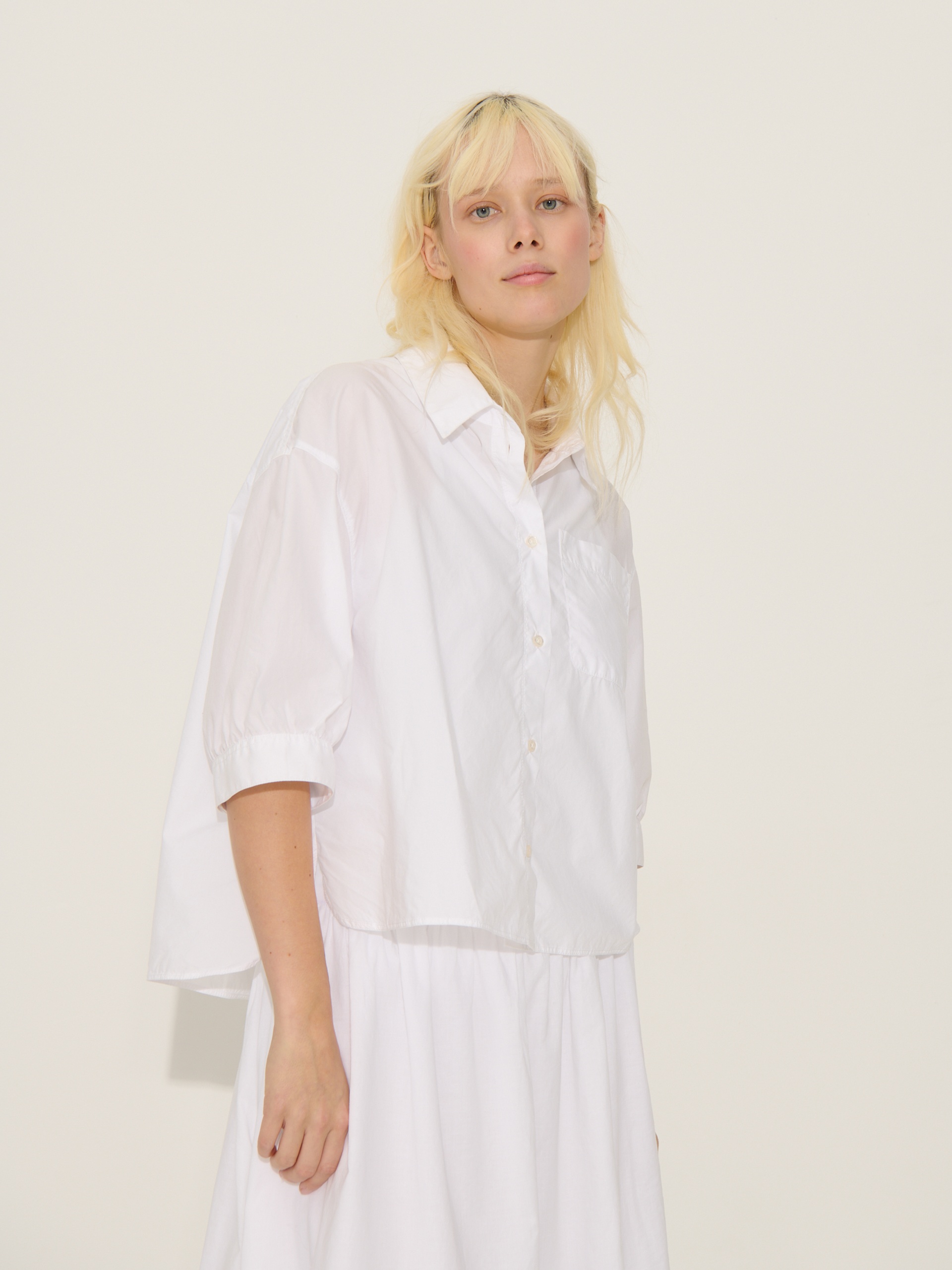 CHEMISE PRETTY  Blanc , Pr&ecirc;t-&agrave;-porter Bensimon