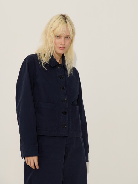 VESTE PARKER  Bleu nuit , Pr&ecirc;t-&agrave;-porter Bensimon