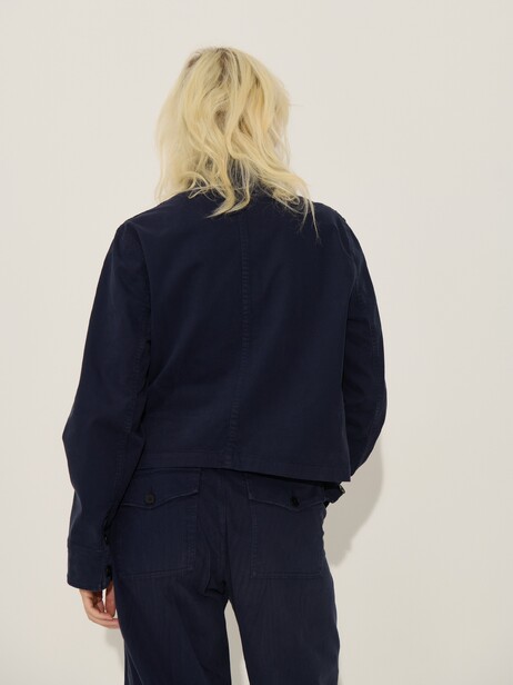 VESTE PARKER  Bleu nuit , Pr&ecirc;t-&agrave;-porter Bensimon