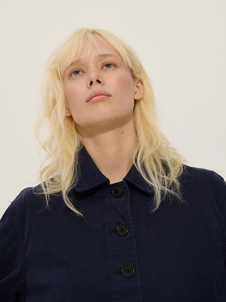 VESTE PARKER  Bleu nuit , Pr&ecirc;t-&agrave;-porter Bensimon
