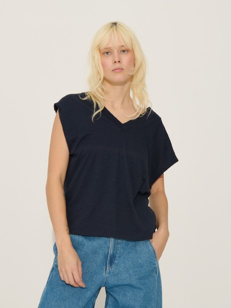 T-SHIRT LUCIA  Bleu nuit , Pr&ecirc;t-&agrave;-porter Bensimon