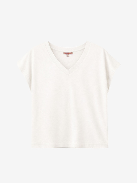 T-SHIRT LUCIA  Blanc , Pr&ecirc;t-&agrave;-porter Bensimon