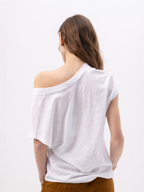 T-SHIRT LUCIA  Blanc , Pr&ecirc;t-&agrave;-porter Bensimon