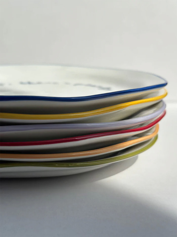 ASSIETTE GOOD FOOD GOOD COMPANY - THE ECLECTIC LIFESTYLE Vert , Maison Bensimon