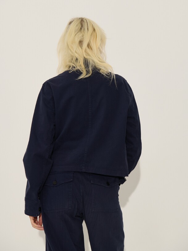 VESTE PARKER  Bleu nuit , Pr&ecirc;t-&agrave;-porter Bensimon
