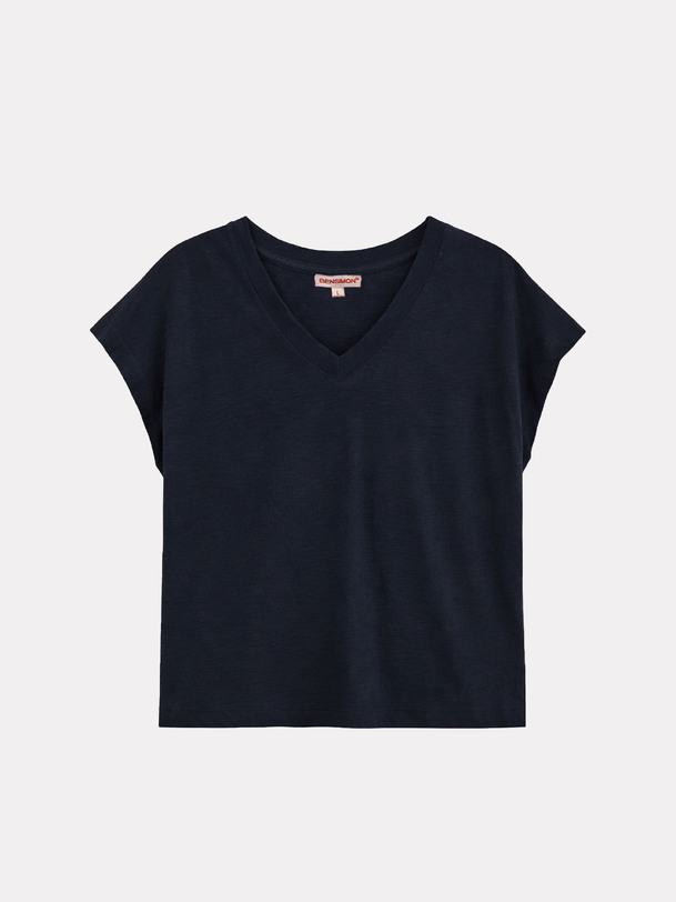T-SHIRT LUCIA Bleu nuit , Prêt-à-porter Bensimon