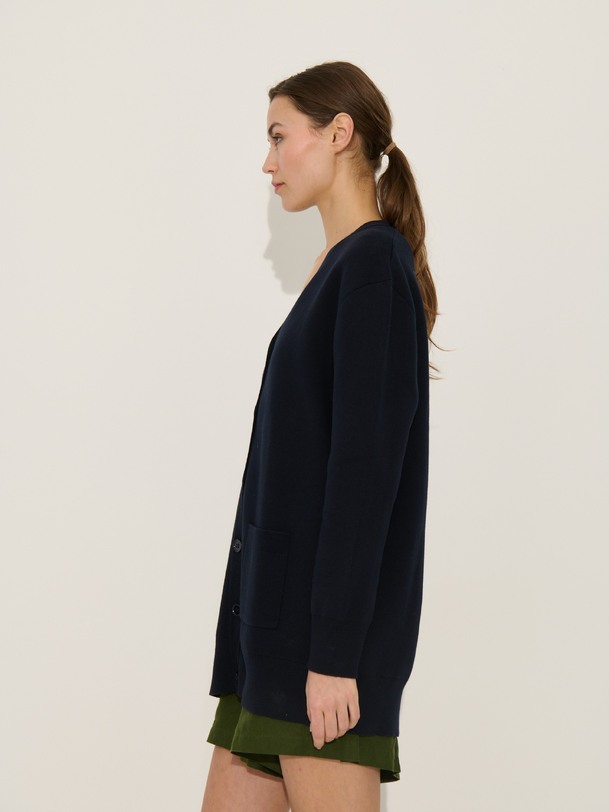 GILET PEDRO  Bleu nuit , Pr&ecirc;t-&agrave;-porter Bensimon