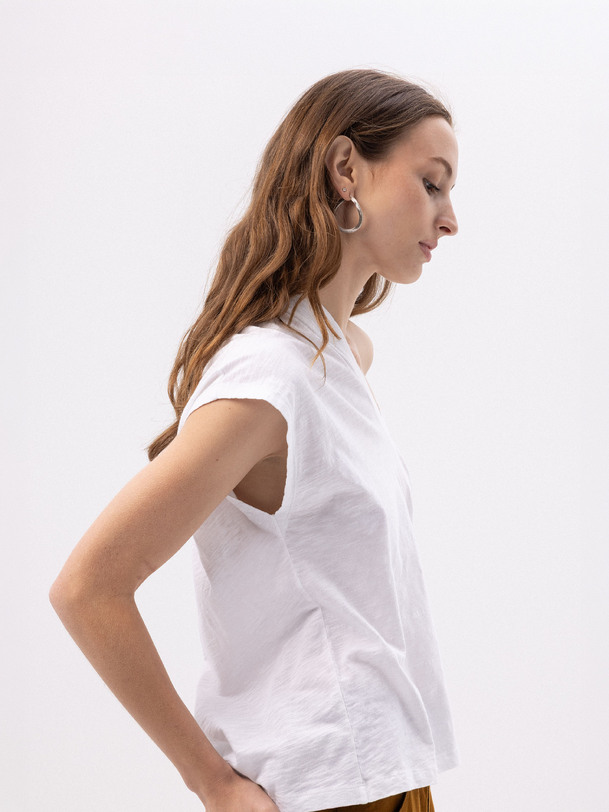 T-SHIRT LUCIA Blanc , Prêt-à-porter Bensimon