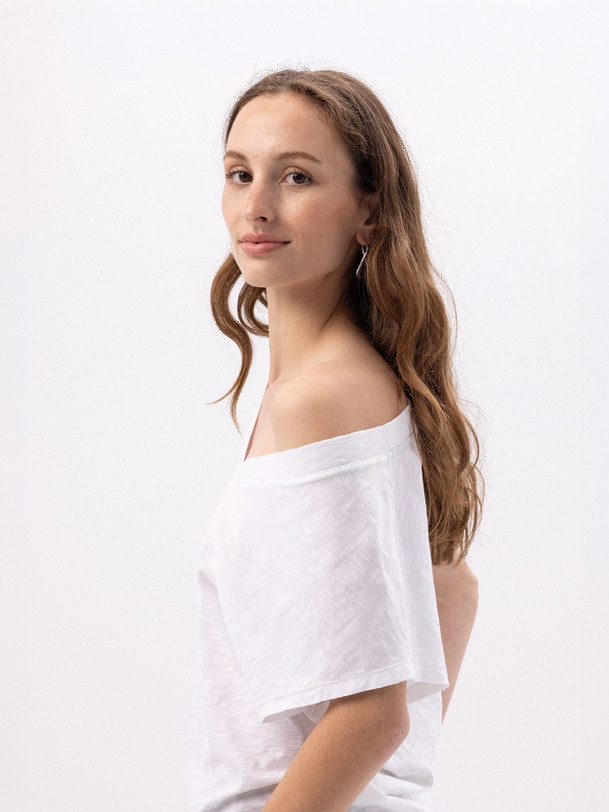 T-SHIRT LUCIA Blanc , Prêt-à-porter Bensimon