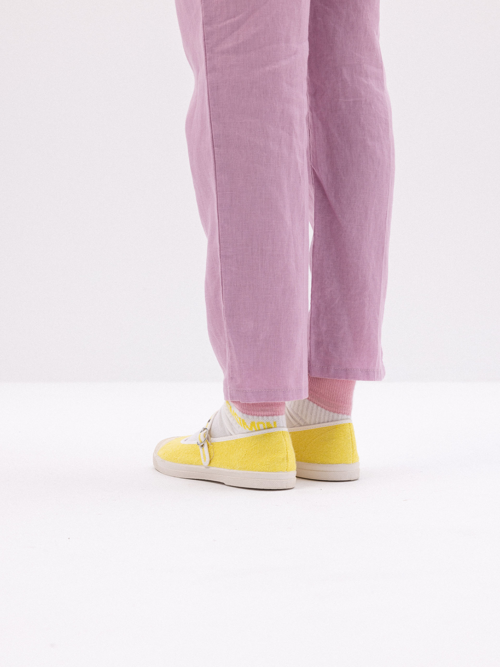 TENNIS BABIES EPONGE FEMME  Jaune , Tennis & Chaussures Bensimon