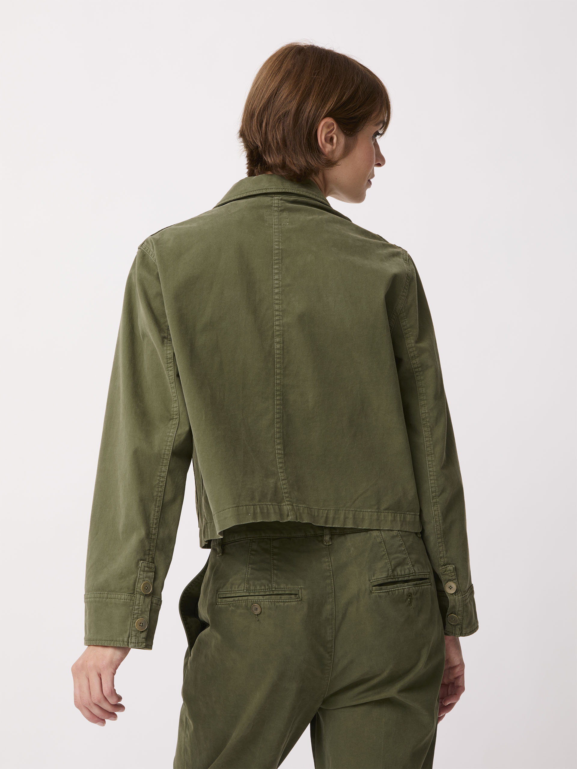 VESTE PARKER  Kaki , Pr&ecirc;t-&agrave;-porter Bensimon