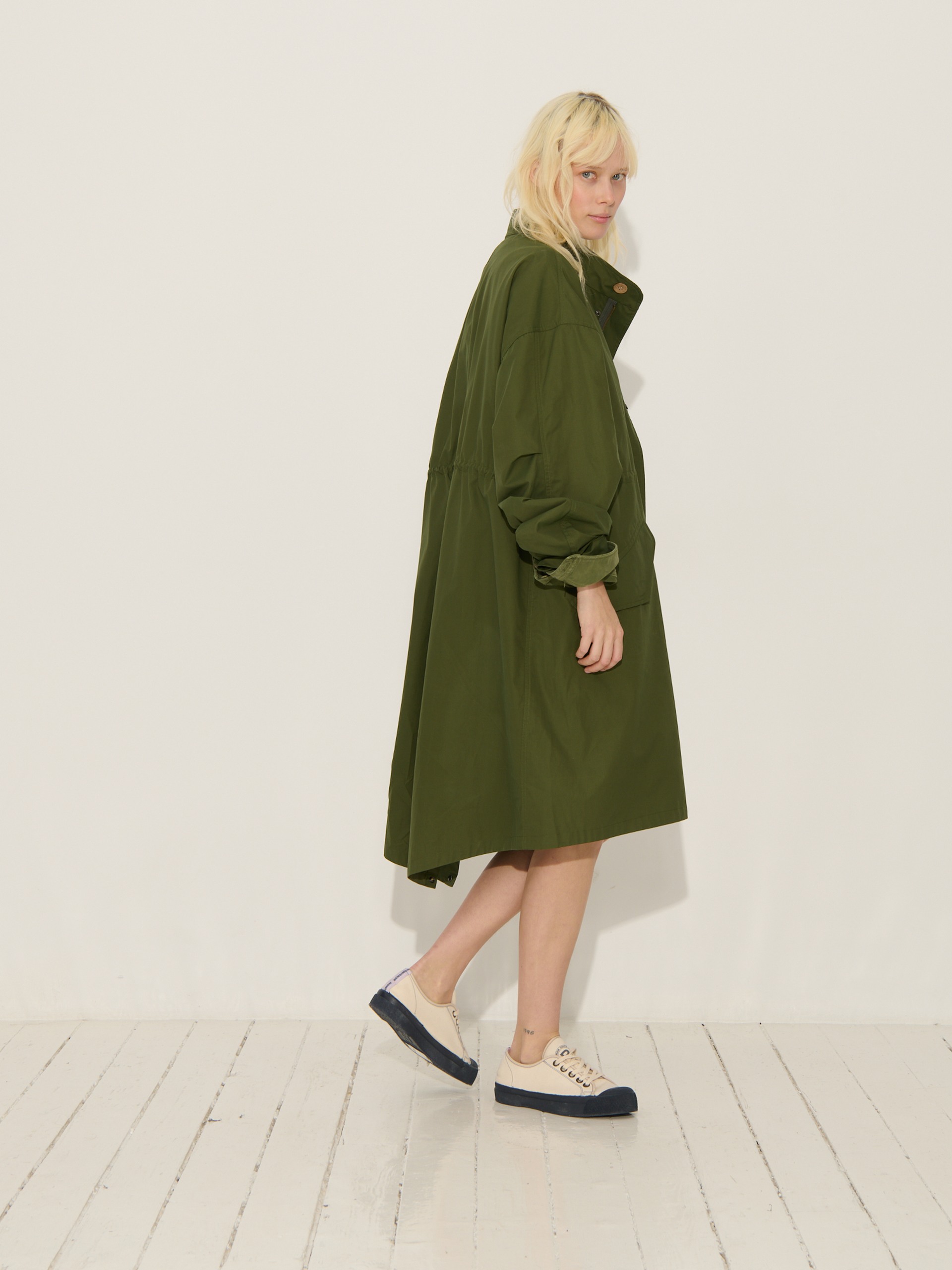 PARKA PHILIPE  Kaki , Pr&ecirc;t-&agrave;-porter Bensimon