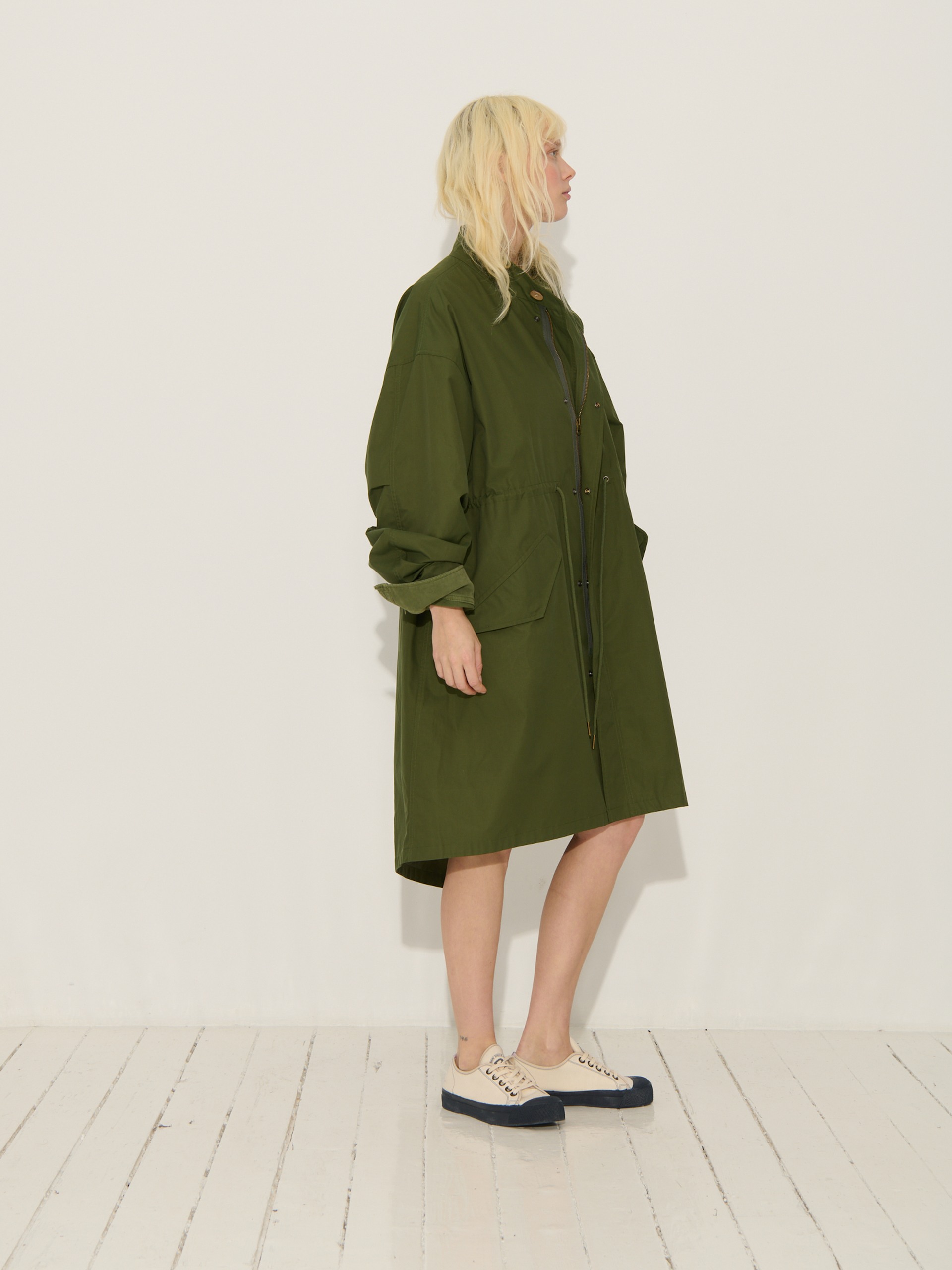 PARKA PHILIPE  Kaki , Pr&ecirc;t-&agrave;-porter Bensimon