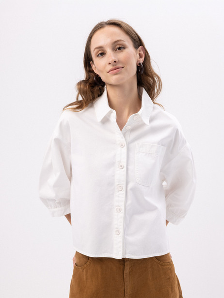 CHEMISE PRETTINA  Blanc , Pr&ecirc;t-&agrave;-porter Bensimon