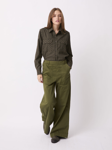 PANTALON PACOME  Kaki , Pr&ecirc;t-&agrave;-porter Bensimon