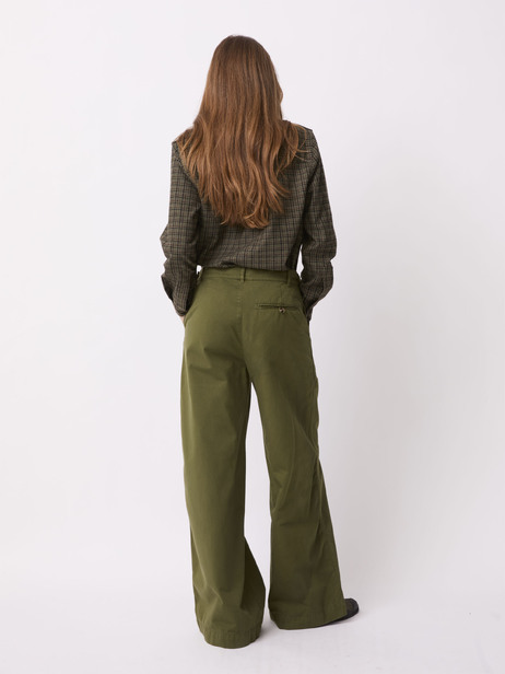 PANTALON PACOME  Kaki , Pr&ecirc;t-&agrave;-porter Bensimon 