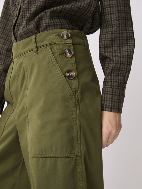 PANTALON PACOME  Kaki , Pr&ecirc;t-&agrave;-porter Bensimon