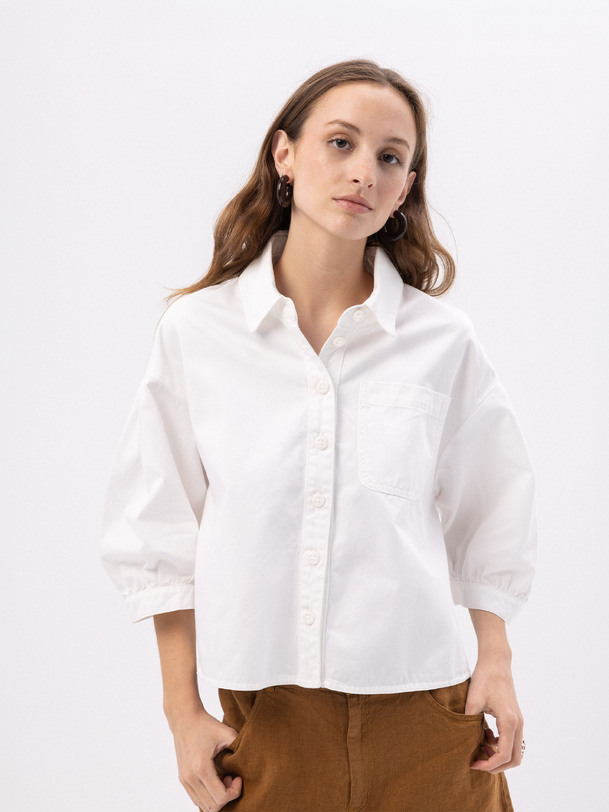 CHEMISE PRETTINA  Blanc , Pr&ecirc;t-&agrave;-porter Bensimon