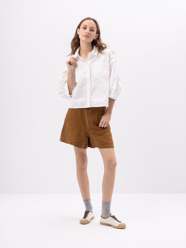 CHEMISE PRETTINA  Blanc , Pr&ecirc;t-&agrave;-porter Bensimon