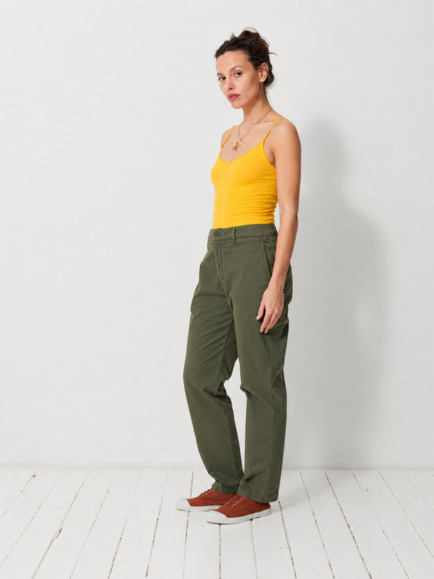 PANTALON BEGONIA  Kaki , Pr&ecirc;t-&agrave;-porter Bensimon