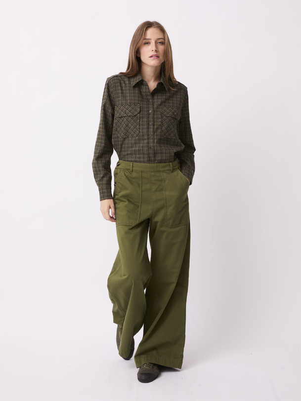 PANTALON PACOME  Kaki , Pr&ecirc;t-&agrave;-porter Bensimon