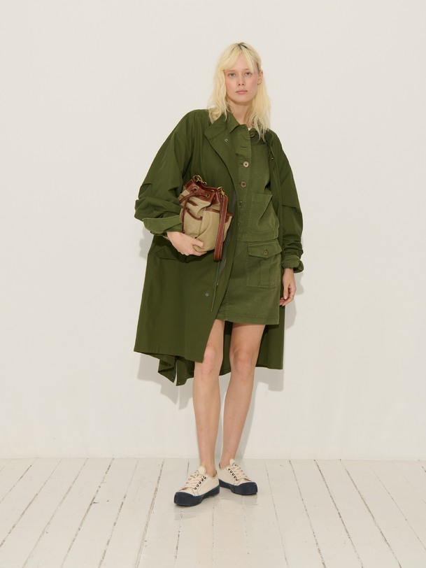 PARKA PHILIPE  Kaki , Pr&ecirc;t-&agrave;-porter Bensimon