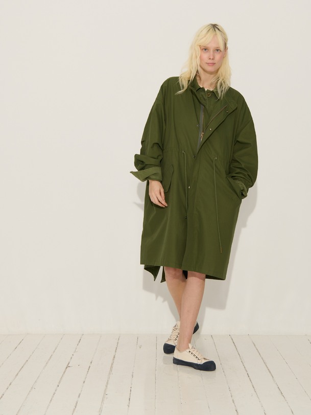 PARKA PHILIPE  Kaki , Pr&ecirc;t-&agrave;-porter Bensimon