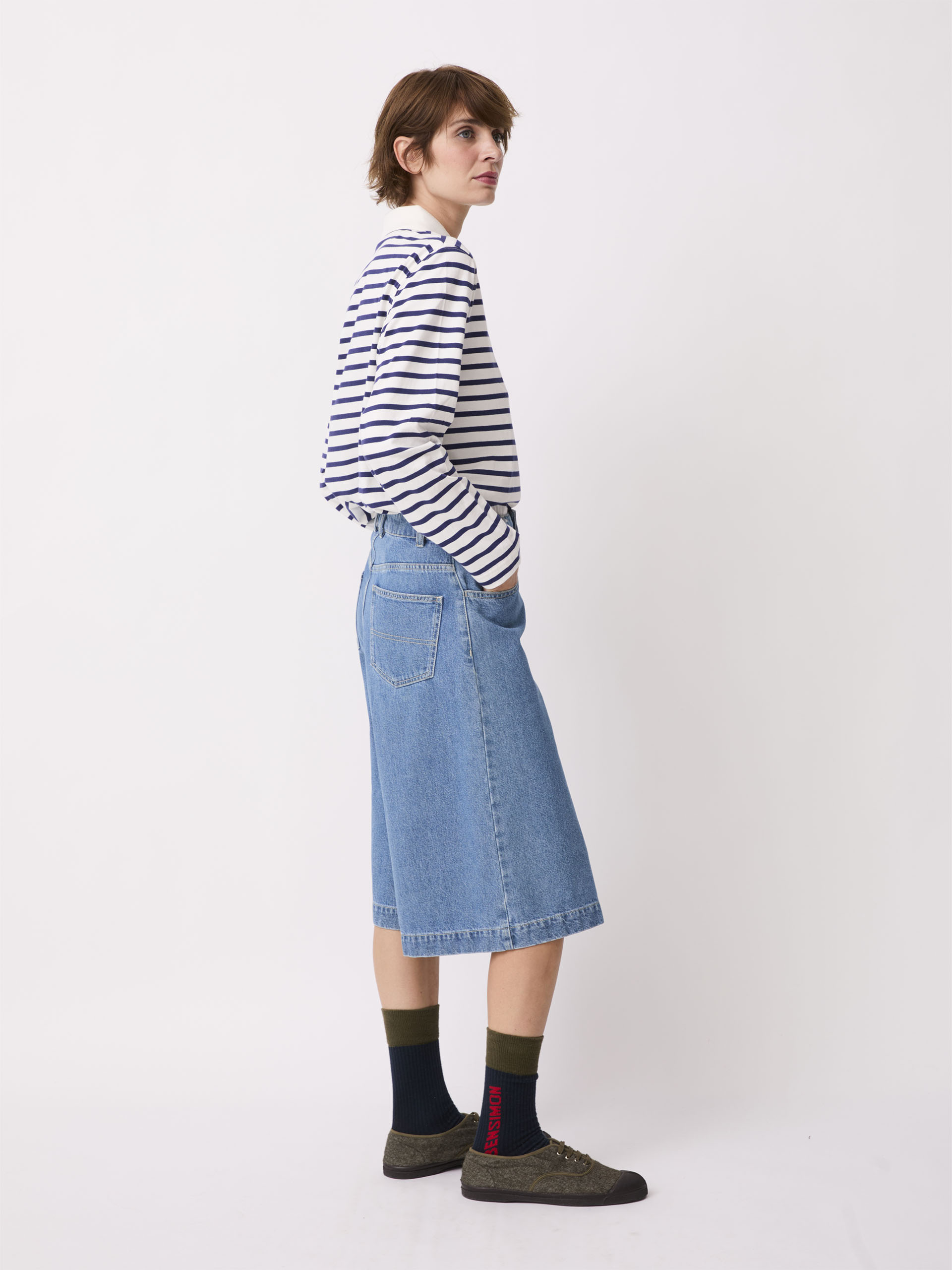 BERMUDA PAGA  Denim , Pr&ecirc;t-&agrave;-porter Bensimon