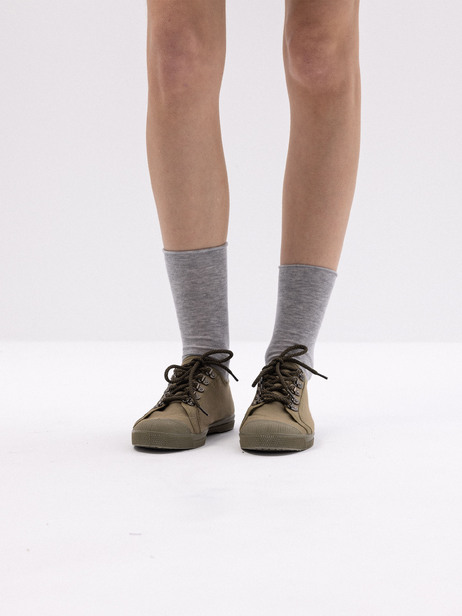 TENNIS LACETS LIVY COLOR TRECK FEMME  Kaki , Tennis & Chaussures Bensimon