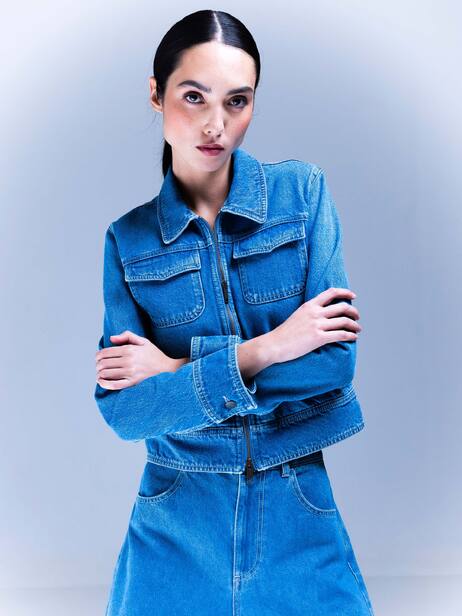VESTE PASCAL  Denim , Pr&ecirc;t-&agrave;-porter Bensimon