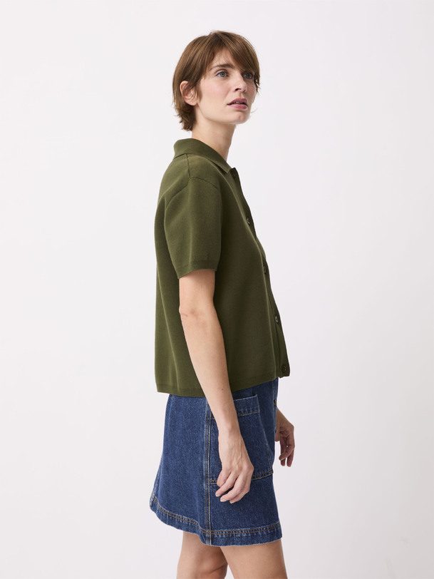 PULL PHILOMENE  Kaki , Pr&ecirc;t-&agrave;-porter Bensimon