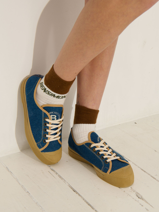 TENNIS B79 ROMY DENIM FEMME  Denim , Tennis & Chaussures Bensimon