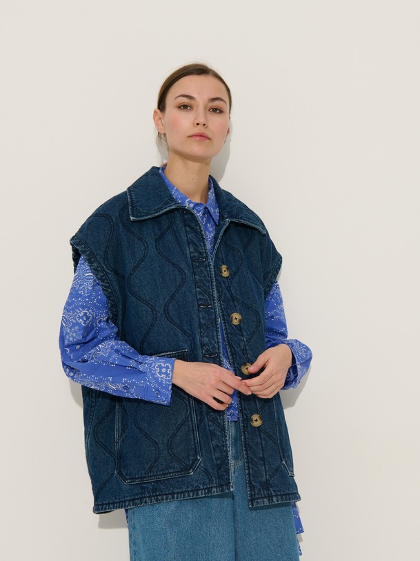 BLOUSON PARVATI  Denim , Pr&ecirc;t-&agrave;-porter Bensimon