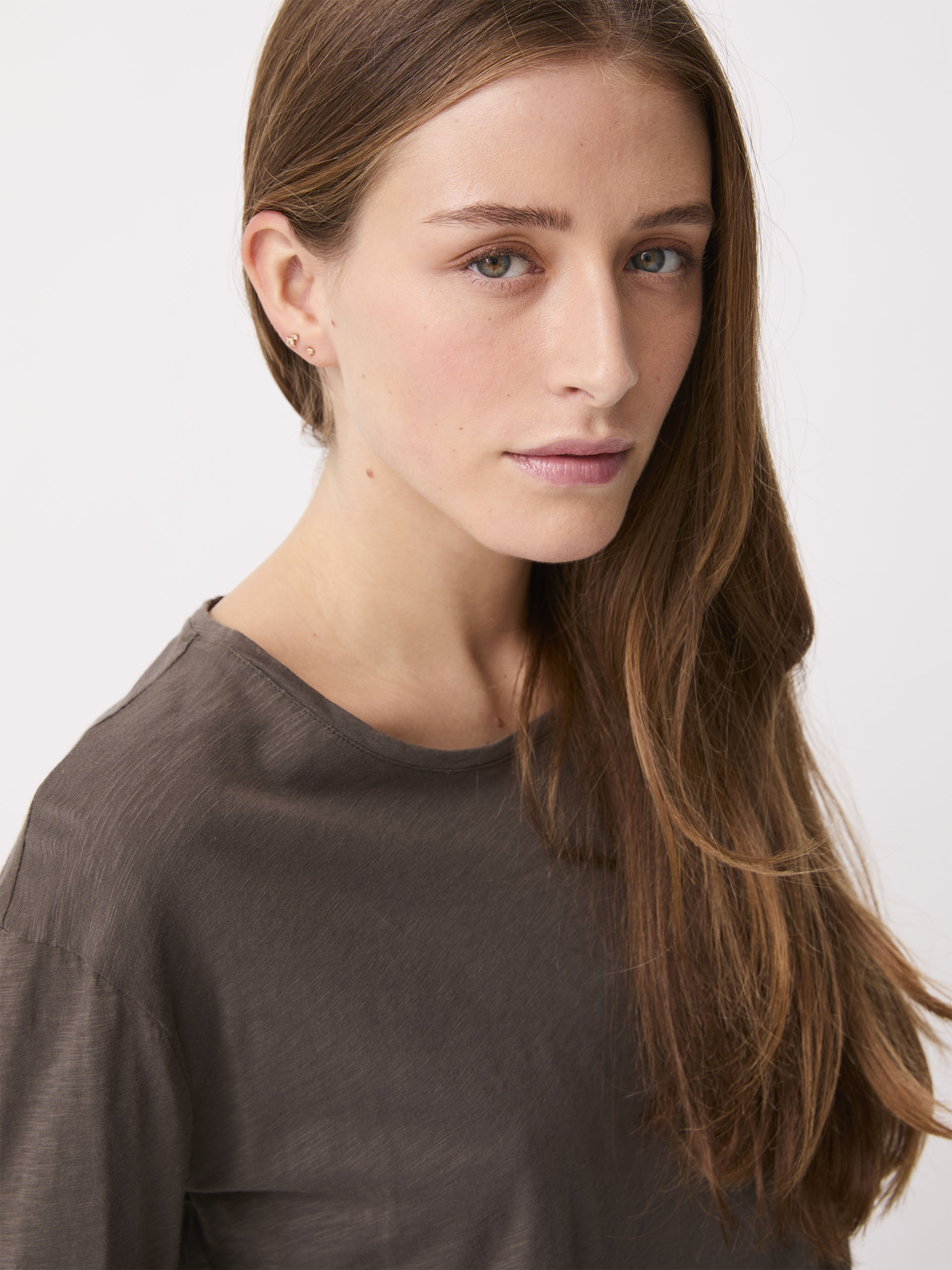 T-SHIRT JULY ML Brun , Prêt-à-porter Bensimon