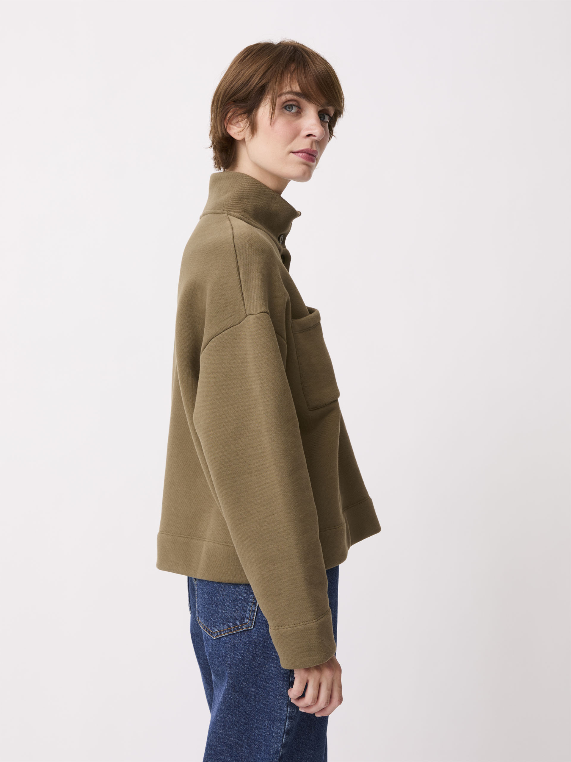 SWEAT REINA  Kaki , Pr&ecirc;t-&agrave;-porter Bensimon