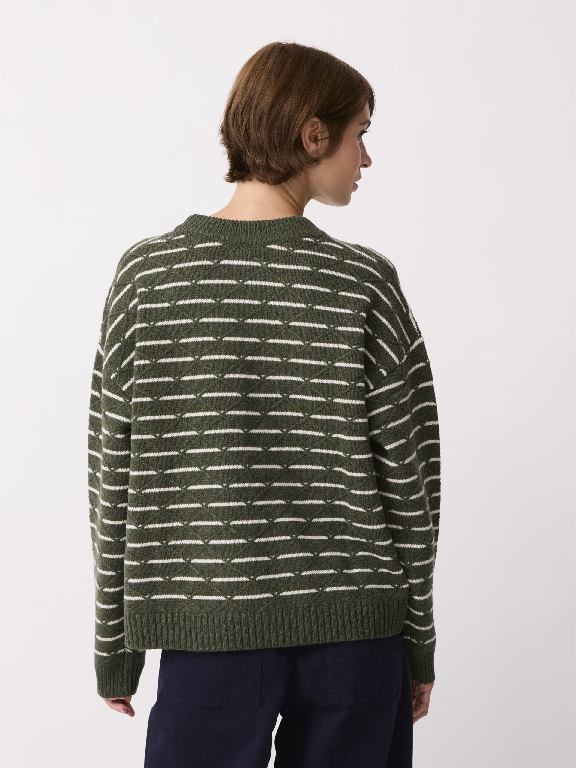 PULL RAMSES Kaki , Prêt-à-porter Bensimon