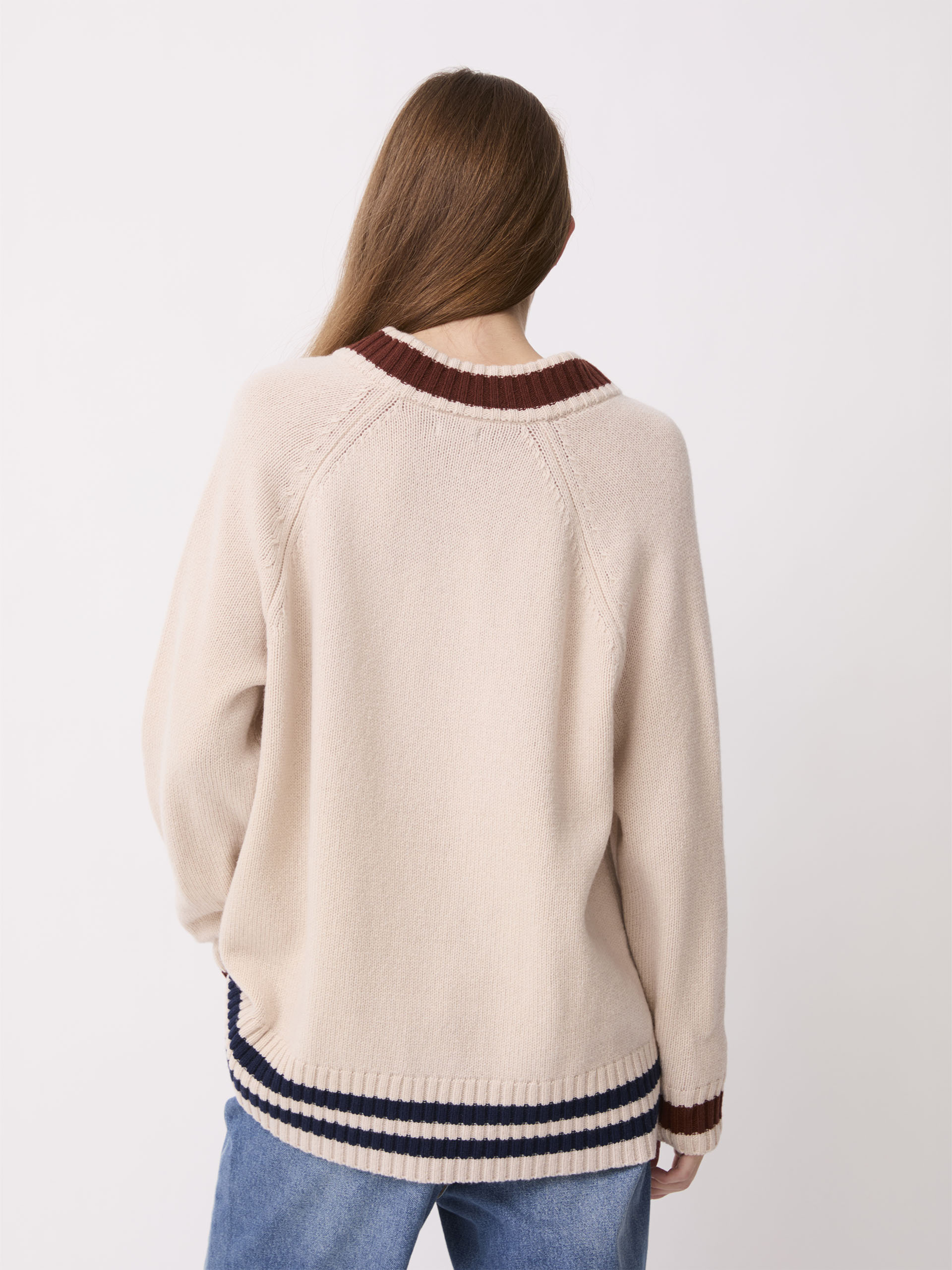 PULL RAISSA Vanille , Prêt-à-porter Bensimon