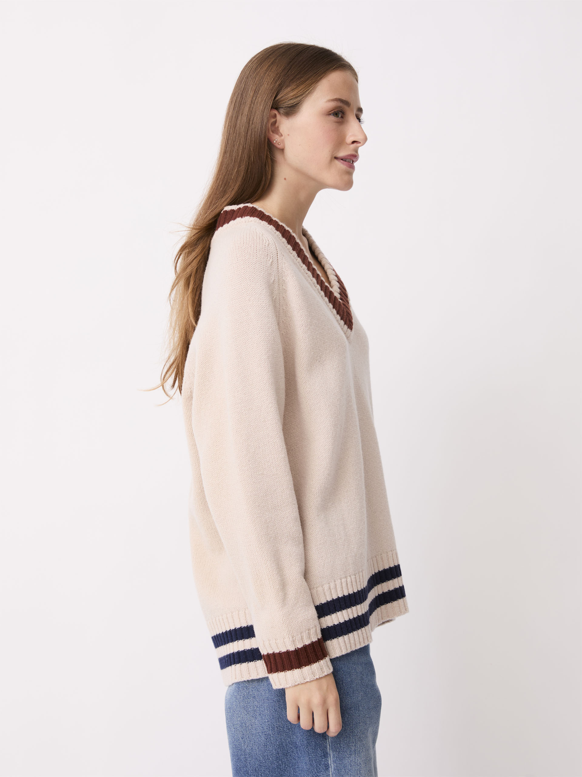 PULL RAISSA Vanille , Prêt-à-porter Bensimon