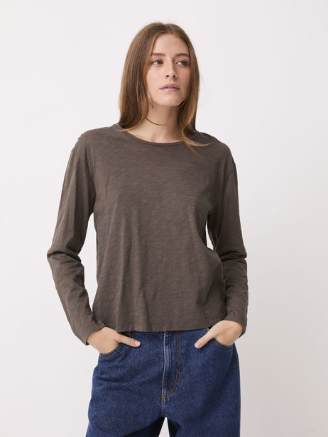 T-SHIRT JULY ML  Brun , Pr&ecirc;t-&agrave;-porter Bensimon