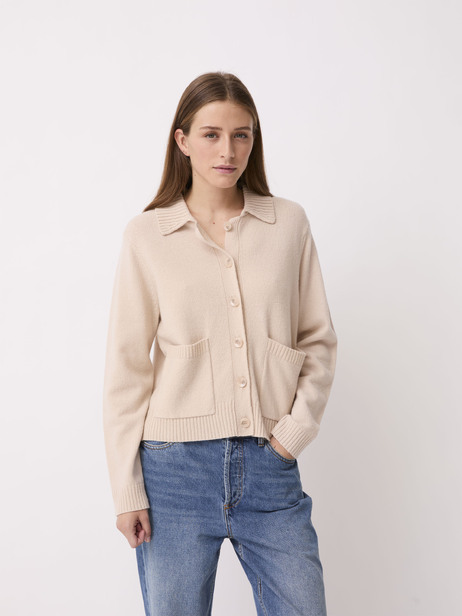 GILET ORIA  Vanille , Pr&ecirc;t-&agrave;-porter Bensimon