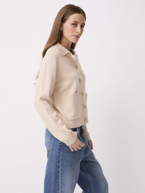 GILET ORIA  Vanille , Pr&ecirc;t-&agrave;-porter Bensimon